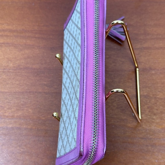 Gucci Diamante Bamboo Zippy Wallet - Picture 5 of 12